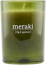 Meraki - Geurkaars Fig & Apricot groen groot