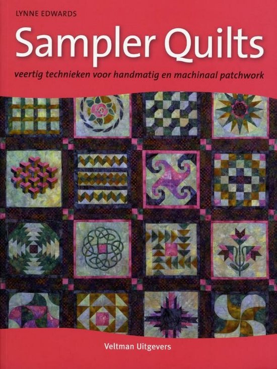 Cover van het boek 'Sampler quilts' van L.  Edwards
