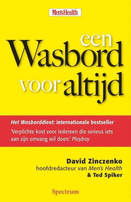 Cover van het boek 'Wasbord voor altijd' van David Zinczenko