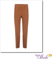 Sensia Mode pantalon modelnaam: Deva - klassiek model - korte lengte maat - Cognac- maat 48