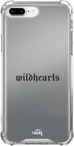 Spiegelhoesje geschikt voor Apple iPhone 8 Plus / 7 Plus - Wildhearts Black - Mirror Case
