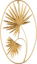 Wanddecoratie | metaal | goud | 33x1x (h)56 cm