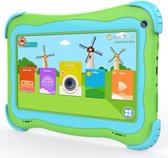 Tablet kinderen - Kindertablet - Kinder tablet - kids tablet -  Groen/Blauw met IWAWA Leeromgeving - Shockproof - IPS scherm met oogbescherming - ouder control app