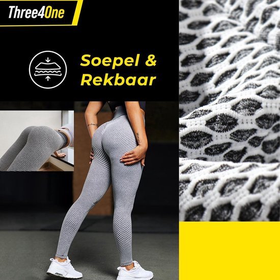 Sportlegging dames Small - legging dames meisje - Tiktok legging - Roze/pink — afbeelding 3