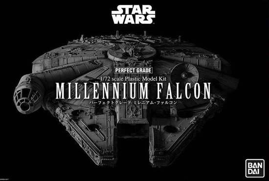 1:72 Revell 01206 Bandai Millennium Falcon - Perfect Grade - Star Wars Plastic Modelbouwpakket