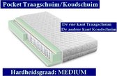 Aloe Vera - Tweepersoons Matras - POCKET Koudschuim/Traagschuim 7 ZONE 23 CM  - Gemiddeld ligcomfort - 160x220/23