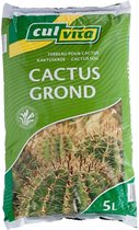 Culvita - Cactusgrond 5 liter - potgrond geschikt voor Cactus en vetplanten