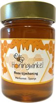 Honingwinkel - Premium roze tijmhoning Spanje Honingwinkel ( - 450g - Spanje - Honing Vloeibaar - Honingpot