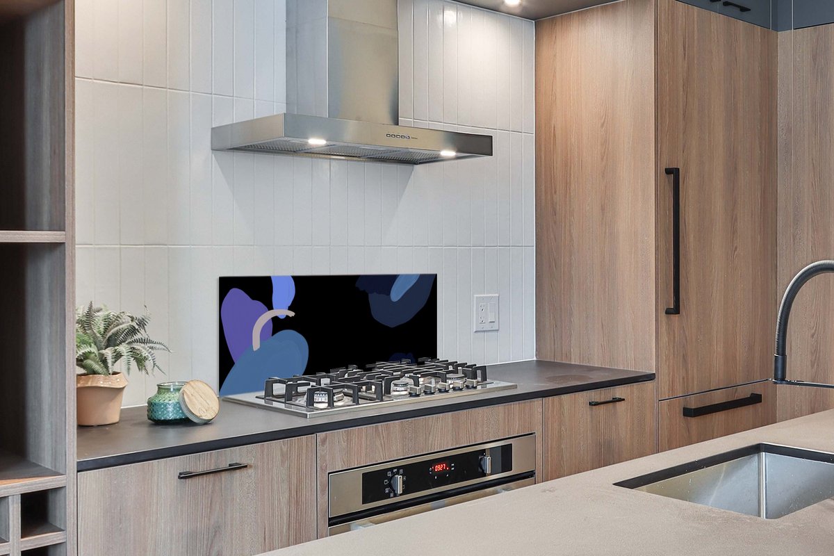 KitchenYeah Spatscherm 100x50 cm - Beste oma ooit - Aluminium thumbnail 5
