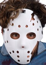 Carnival Toys Verkleedmasker Hockey Pvc Wit One-size