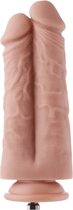 Dildo Dubbel KlicLok Medium 19 CM Nude