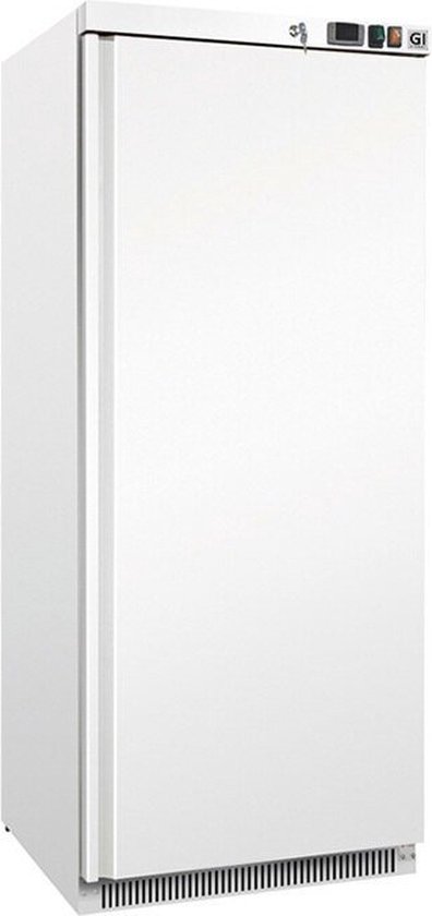 Gastro-Inox Wit Stalen Vriezer 600 Liter, Statisch Gekoeld Met Ventilator, Gastro-Inox 201.101