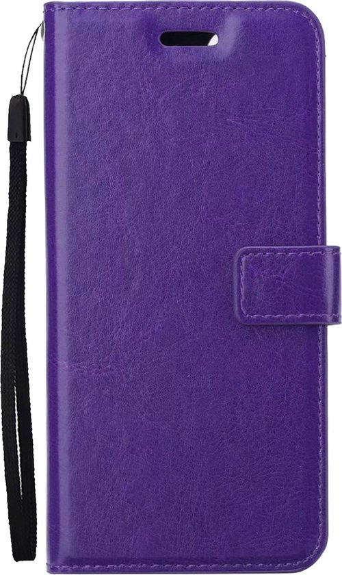 Samsung Galaxy S21 FE Cover Bookcase Violet - Flip Case Violet - Samsung Galaxy S21 FE Book Cover - Samsung Galaxy S21 FE Case Violet