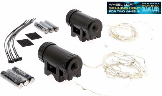 Wielverlichting IKZI voor 2 wielen - blauwe leds — afbeelding 5