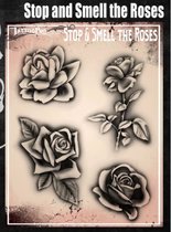 Wiser's Airbrush TattooPro Stencil – Stop amd Smell the Roses