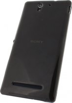 Xccess TPU Case Sony Xperia C3 Transparant Black