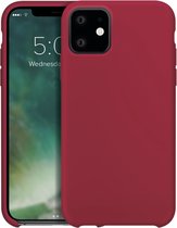 Xqisit - Siliconen iPhone 11 Hoesje | Rood