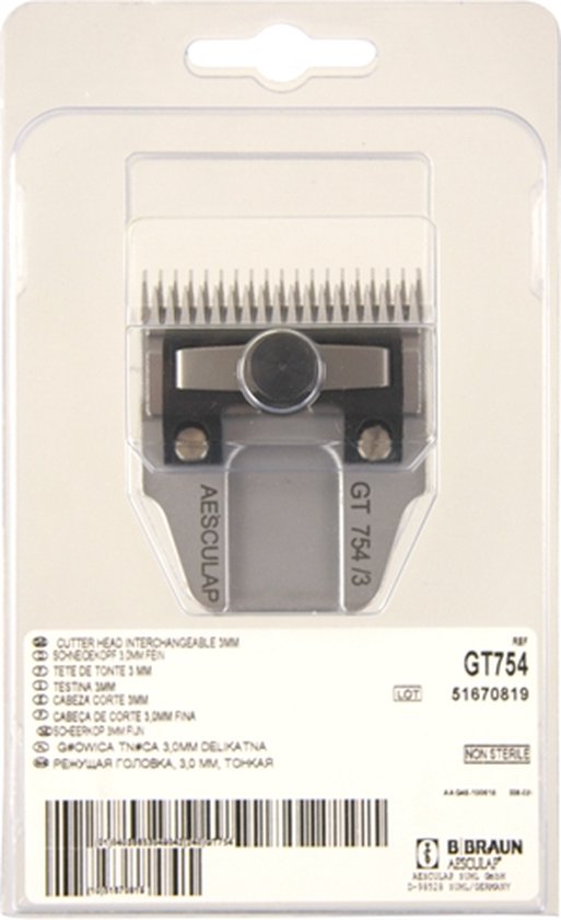 AESCULAP | Aesculap Scheerkop Gt 754 Alle Rassen | bol.com