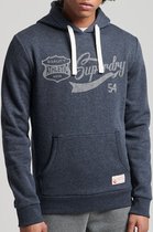 Superdry Heren Trui Vintage Collegiate Hoodie met geschreven opdruk