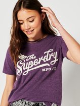 Superdry Dames tshirt Vintage College T-shirt met geschreven opdruk