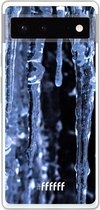 6F hoesje - geschikt voor Google Pixel 6 -  Transparant TPU Case - Icicles #ffffff