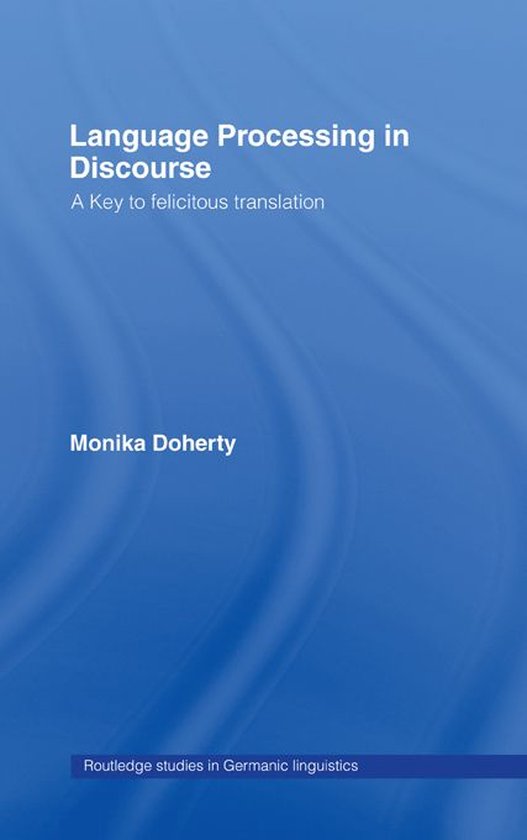 Language Processing in Discourse - cover