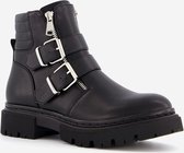 Blue Box lage dames biker boots - Zwart - Maat 39