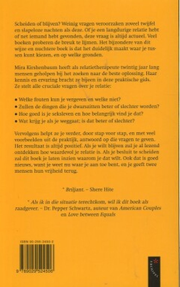 Scheiden Of Mira Kirshenbaum | | Boeken bol.com