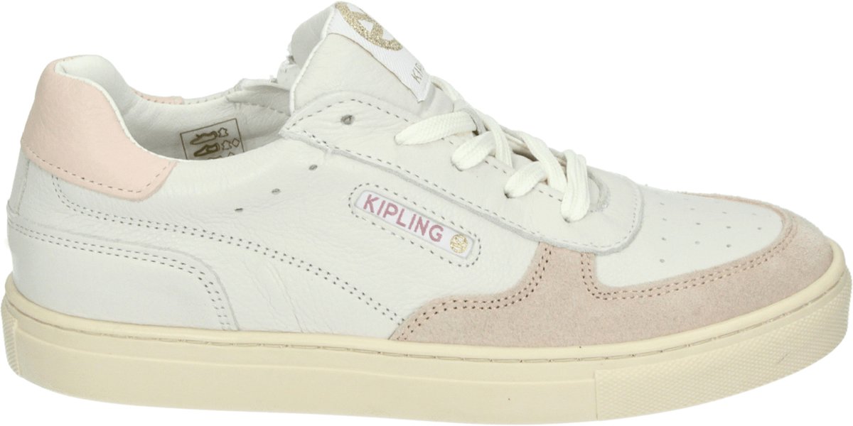 Kipling HADICE - Kinderen MeisjesLage schoenen - Kleur: Wit/beige - Maat: 37
