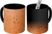 Magische Mok - Foto op Warmte Mok - Roest - Abstract - Bruin - 350 ML - Uitdeelcadeautjes