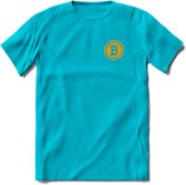 Bit-Coin - Crypto T-Shirt Kleding Cadeau | Dames - Heren - Unisex | Bitcoin / Ethereum shirt | Grappig Beleggen Verjaardag kado | Cryptocurrency Tshirt Met Print | - Blauw - 3XL