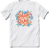 Pride Day | Pride T-Shirt | Grappig LHBTIQ+ / LGBTQ / Gay / Homo / Lesbi Cadeau Shirt | Dames - Heren - Unisex | Tshirt Kleding Kado | - Wit - M