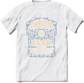 20 Jaar Legendarisch Gerijpt T-Shirt | Royal Blue - Ivoor | Grappig Verjaardag en Feest Cadeau Shirt | Dames - Heren - Unisex | Tshirt Kleding Kado | - Wit - XL
