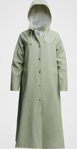 Stutterheim - Regenjas voor vrouwen - Mosebacke long - Tussenjas - Lichtgroen - maat S (36)