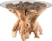 Eettafel | hout | naturel | 140x140x (h)75 cm