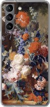 Geschikt voor Samsung Galaxy S21 hoesje - Stilleven met bloemen - Schilderij - Oude meesters - Siliconen Telefoonhoesje
