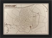 Houten stadskaart van Denekamp