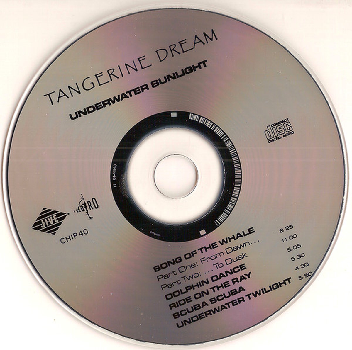 Tangerine Dream Underwater Sunlight, Tangerine Dream CD (album