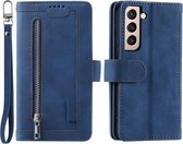 Samsung Galaxy S22 Hoesje - Coverup Portemonnee Book Case - Blauw