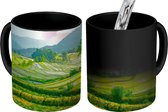 Magische Mok - Foto op Warmte Mok - Afbeelding van een rijstveld in Yunnan - 350 ML - Uitdeelcadeautjes