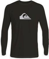 Quiksilver - UV-Zwemshirt met lange mouwen voor mannen - Solid - Zwart - maat S