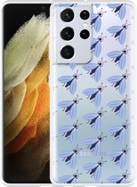 Hoesje Geschikt voor Samsung Galaxy S21 Ultra Beestjes