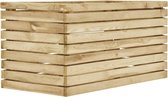 vidaXL Plantenbak verhoogd 100x50x50 cm geïmpregneerd grenenhout