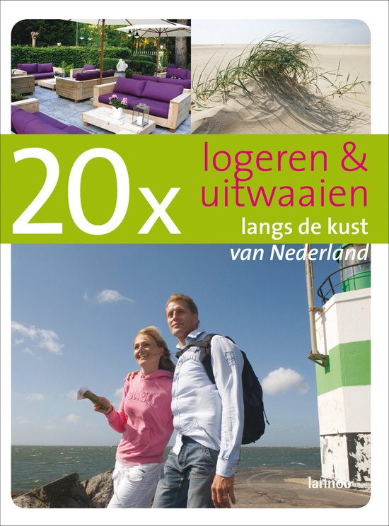 20 x logeren en uitwaaien langs de kust van Nederland - cover