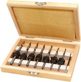 HBM 8 Delige Houtborenset, Verzinkborenset Model 2