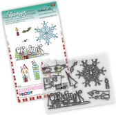 Christmas Scenes Clear Stamps (PD8083)