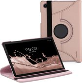 kwmobile hoes voor Samsung Galaxy Tab A8 10.5 (2021) - 360 graden beschermhoes - roségoud