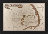 Houten stadskaart van Geertruidenberg
