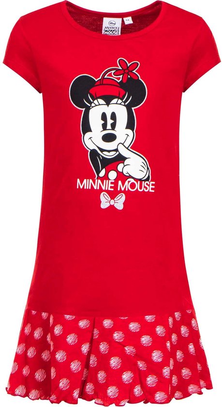 Houden Albany Moreel Minnie Mouse - Nachthemd/Nachtkleed - Rood - maat 98 - 3 jaar | bol.com