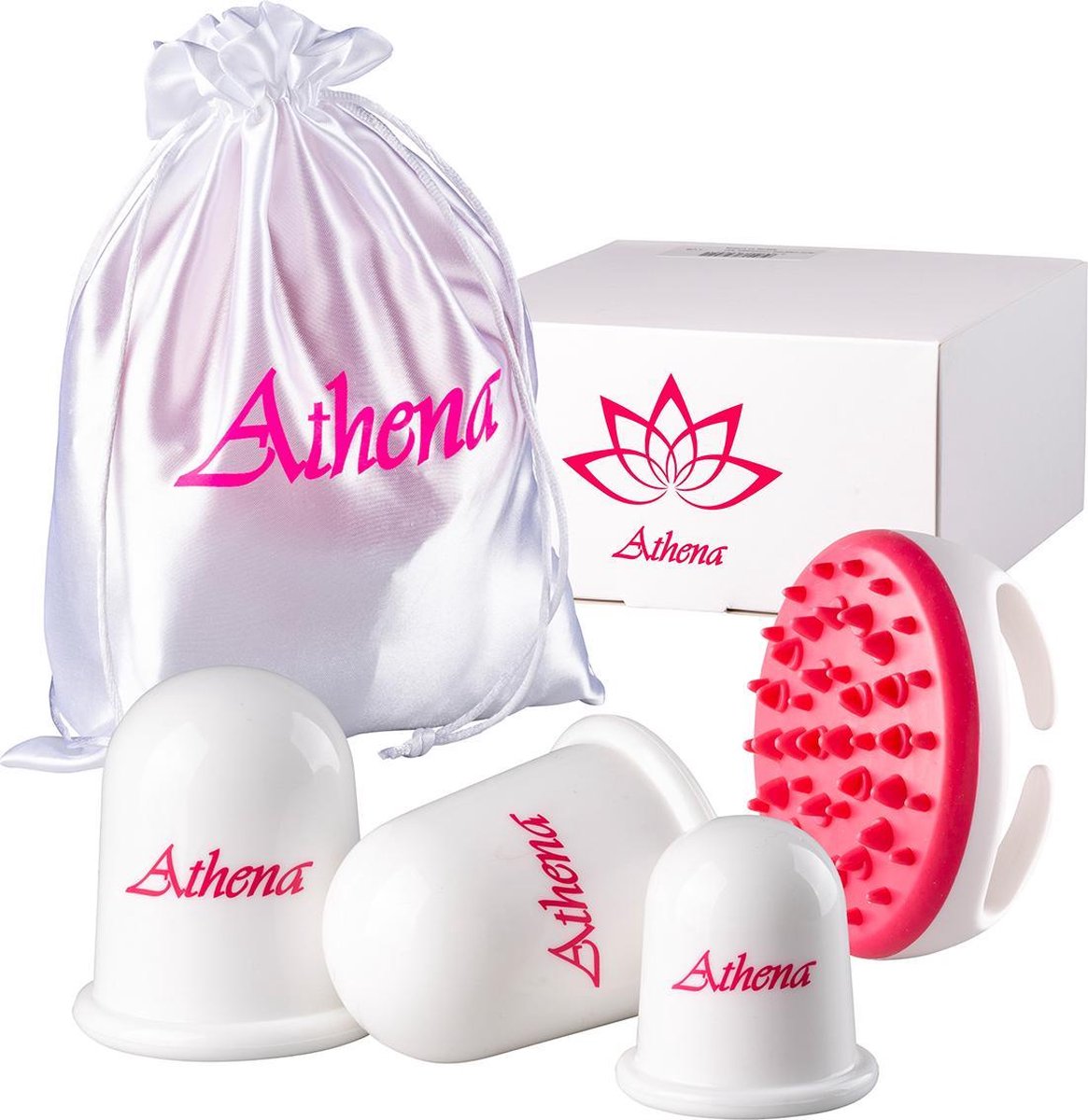 Hoogwaardige Cellulite Massage Cupping Cups voor Gezicht en Benen Vacuüm Silicone...